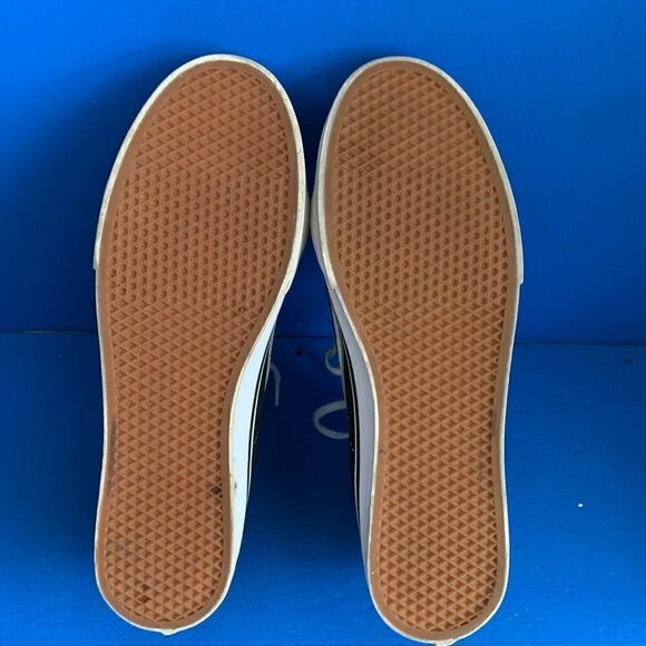 Men's Size 7.5 VANS Checkerboard High Tops Skate Skateboard Shoes Sneakers Suede - Picture 14 of 16